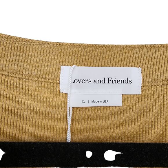 Lovers + Friends Karina Elastic Waist Jumpsuit in Cinnamon Brown Size XL - Picture 4 of 7